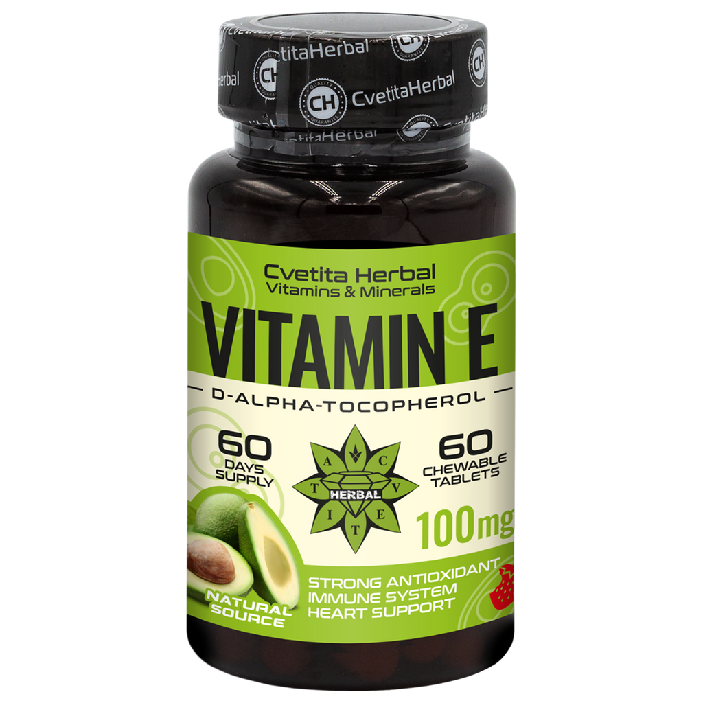 Vitamin E - Chewable (60 tablet x 100 mg)