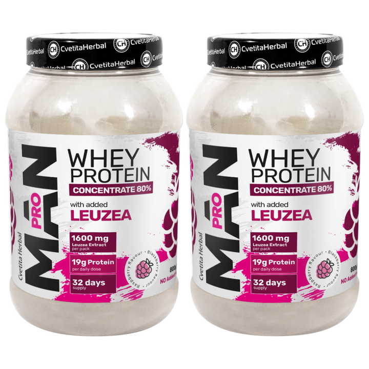 Sirotkin protein z Leuzea in papaja encimi - MAN PRO WHEY CONCENTRATE (800 gr)