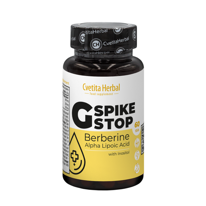 G Spike Stop - Berberin, Inositol, Alfa lipoična kislina (60 tablet)