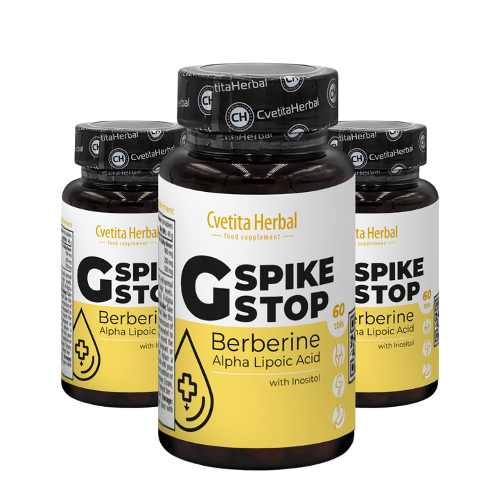 G Spike Stop - Berberin, Inositol, Alfa lipoična kislina (60 tablet)