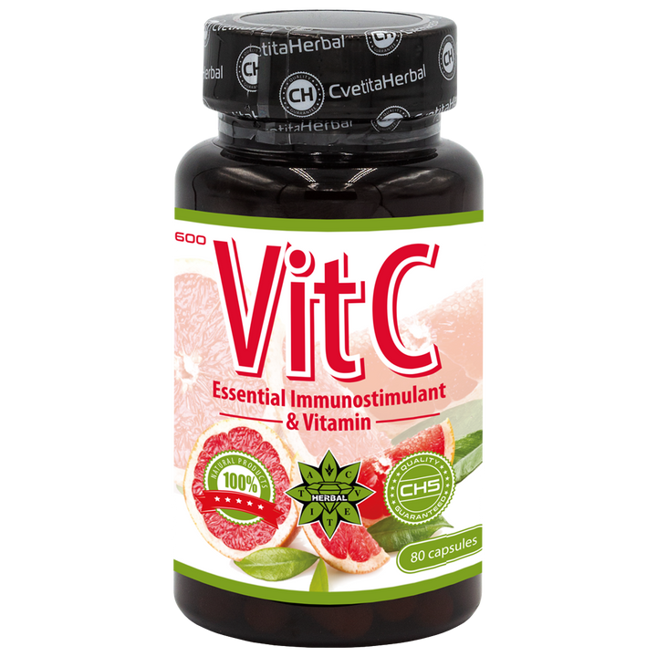 Vitamin C - Vitamin C (30 / 80 kapsul х 600 mg)
