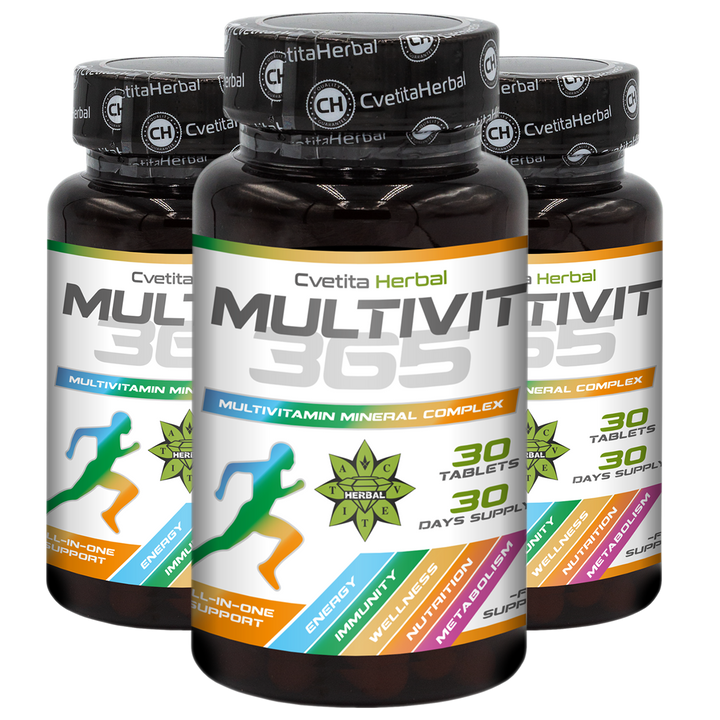 MultiVit 365 - Multivitamin Mineral Complex (30 tablet)