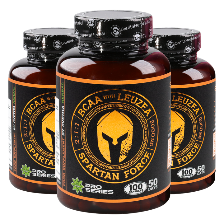 Leuzea in BCAA - Spartan Force (100 kapsul)