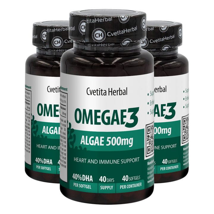 Omega 3 Alge Softgel - Omegae3 (60 / 40 kapsul)