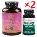 KOMBINACIJSKI PAKET ZA ŽENSKE: Tribulus Women + Omegae 3