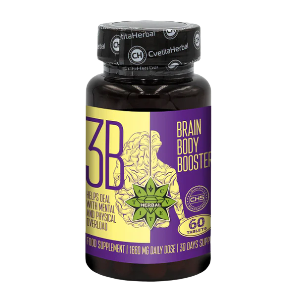 Tavrin in sibirski ginseng - Brain Body Booster (60 tablet x 1660 mg)