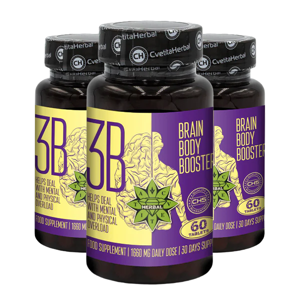Tavrin in sibirski ginseng - Brain Body Booster (60 tablet x 1660 mg)