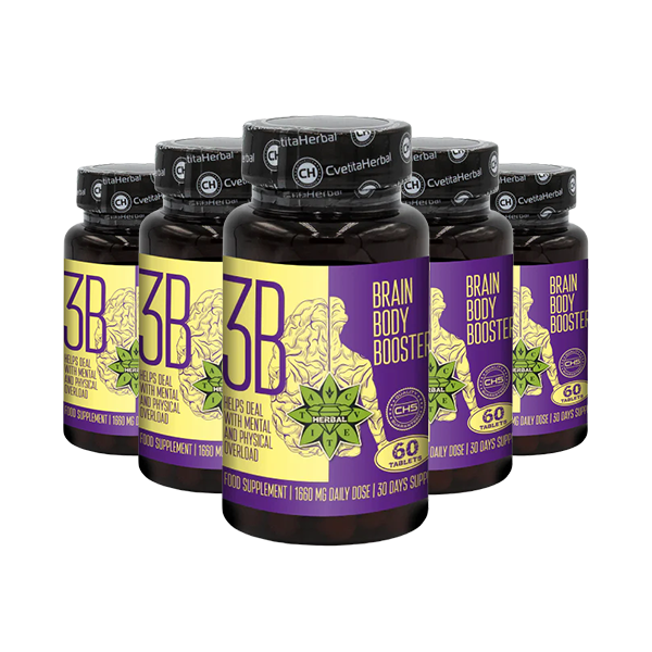 Tavrin in sibirski ginseng - Brain Body Booster (60 tablet x 1660 mg)