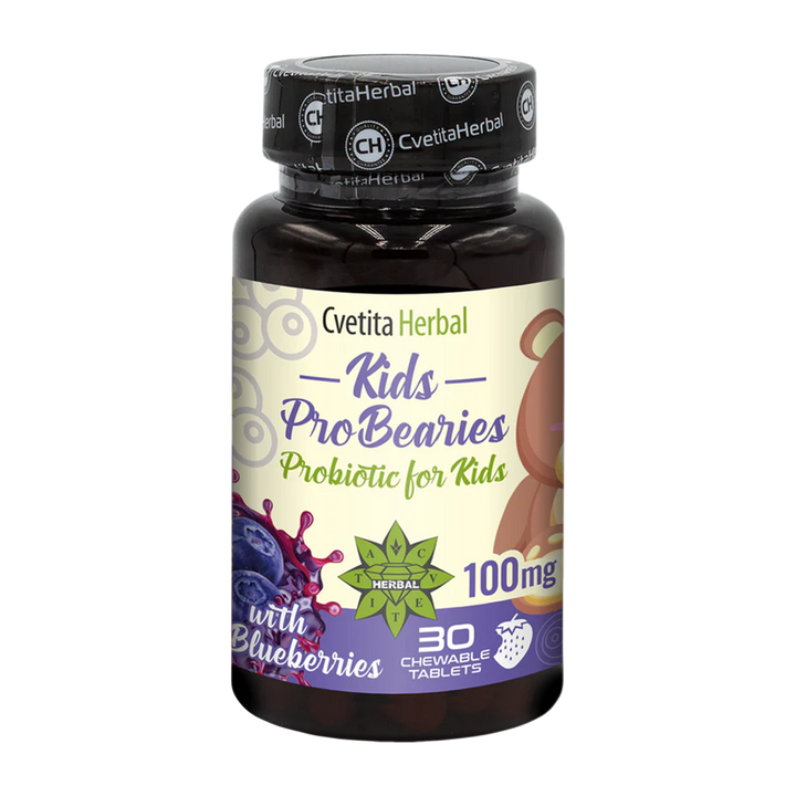 Otroški Probiotik "Borovnice" - Kids ProBearies (30 tablet)