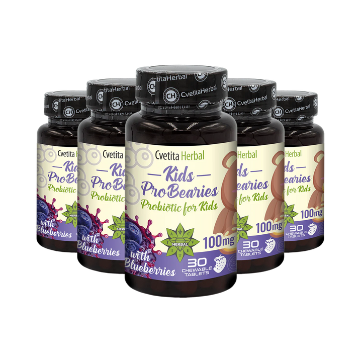 Otroški Probiotik "Borovnice" - Kids ProBearies (30 tablet)