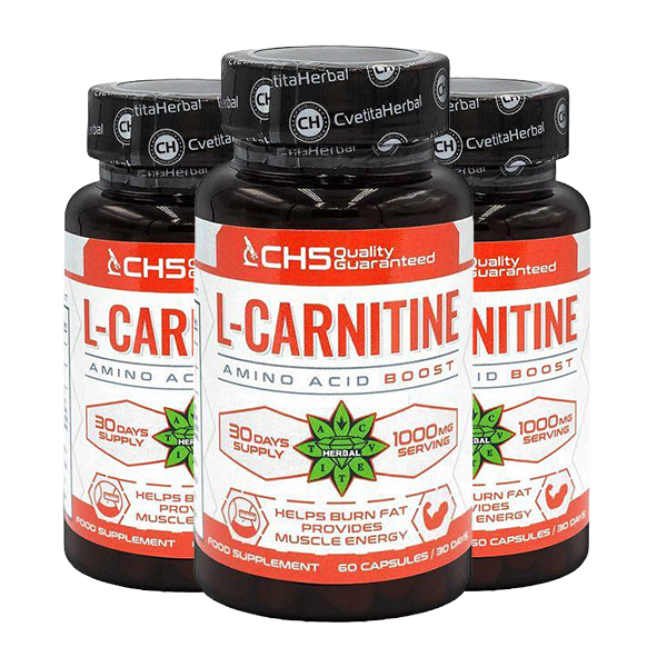 L-Carnitine Tartrate – L-Carnitine (60 kapsul x 500 mg)