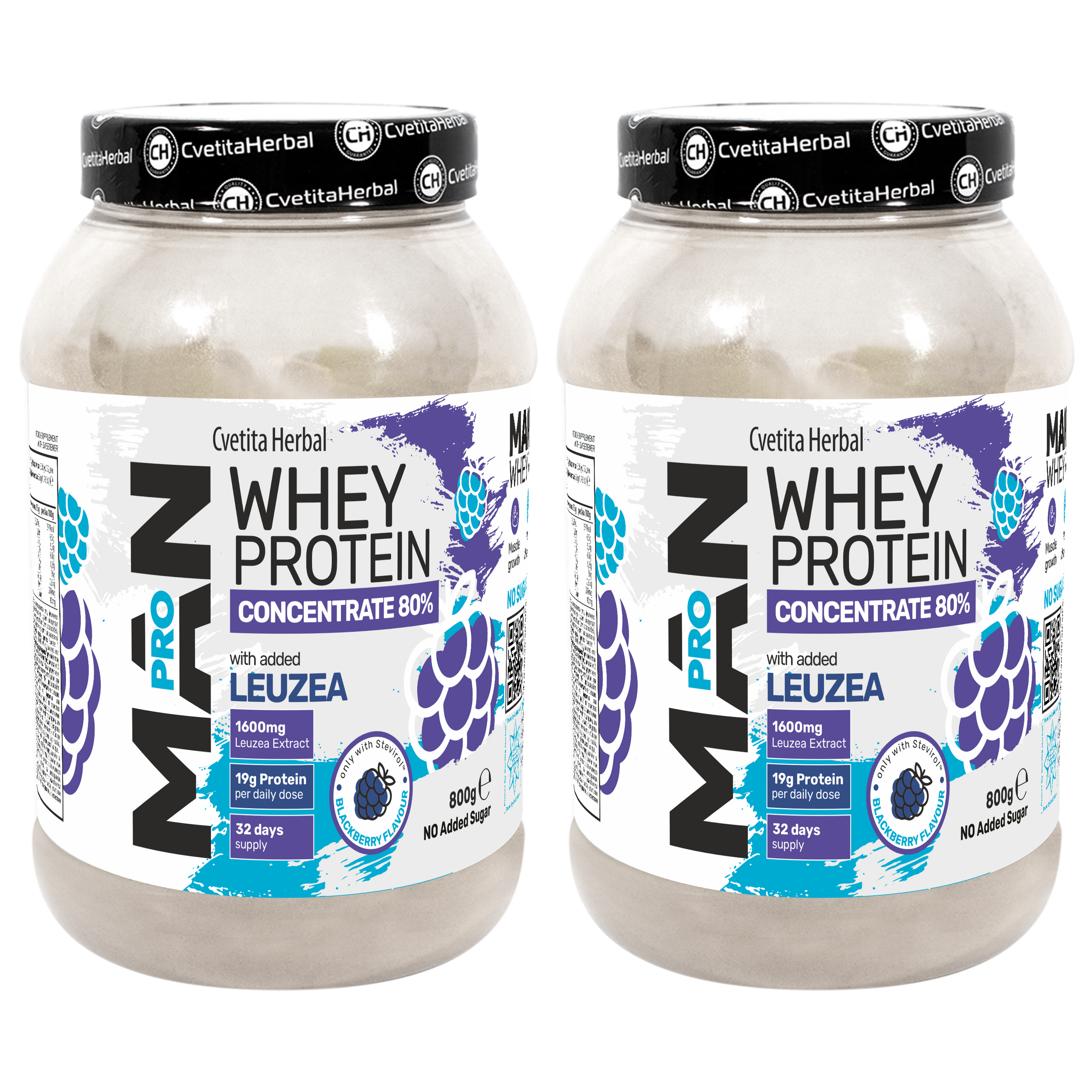 Sirotkin protein z Leuzea in papaja encimi - MAN PRO WHEY CONCENTRATE (800 gr)