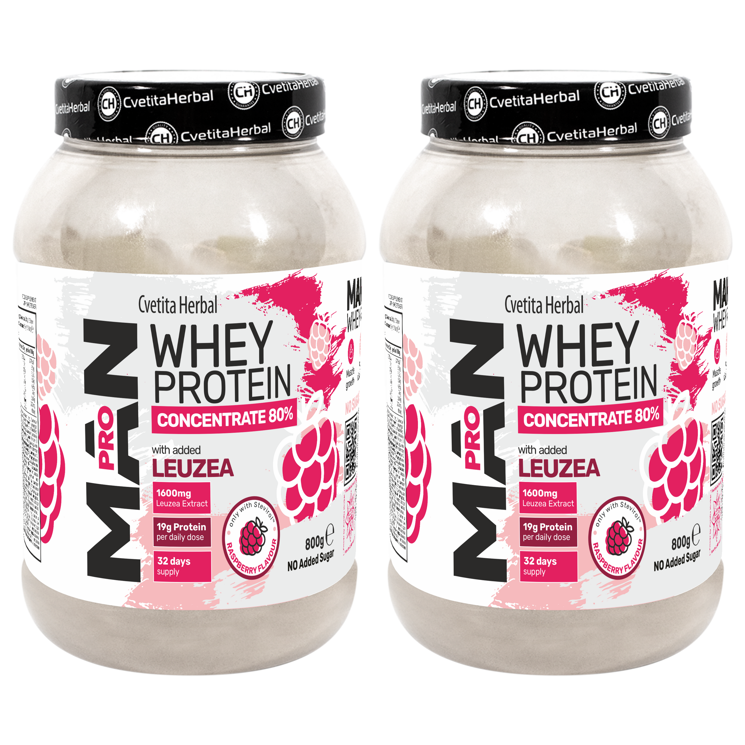 Sirotkin protein z Leuzea in papaja encimi - MAN PRO WHEY CONCENTRATE (800 gr)