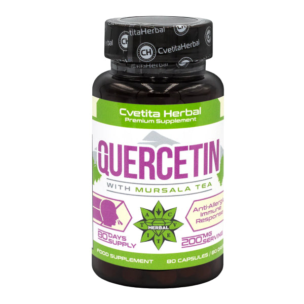 Quercetin and Mursal Tea (80 kapsul x 200 mg)