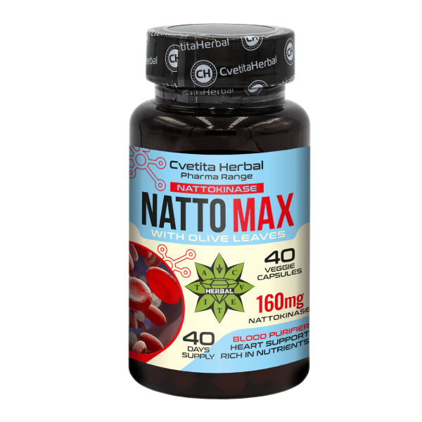 Nattokinase Complex – Natto Max (40 kapsul x 160 mg)