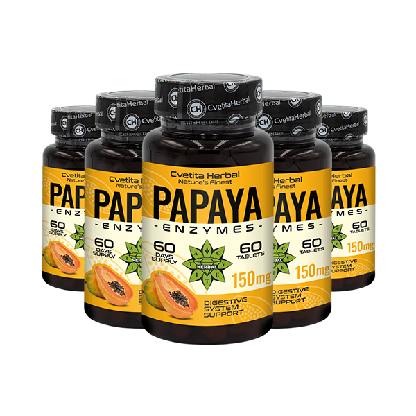 Encimi papaje (60 tablet x 150 mg)