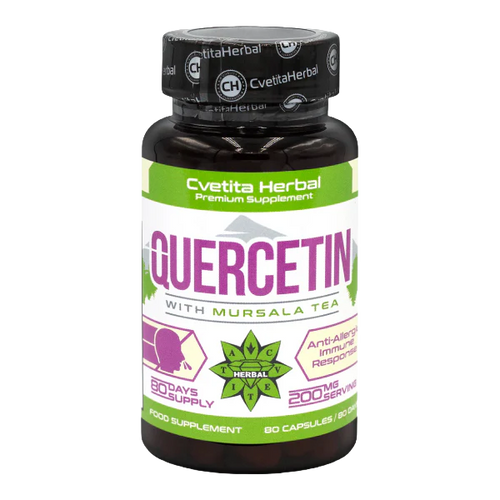Quercetin and Mursal Tea (80 kapsul x 200 mg)
