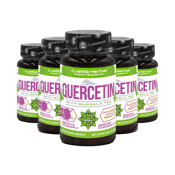 Quercetin and Mursal Tea (80 kapsul x 200 mg)