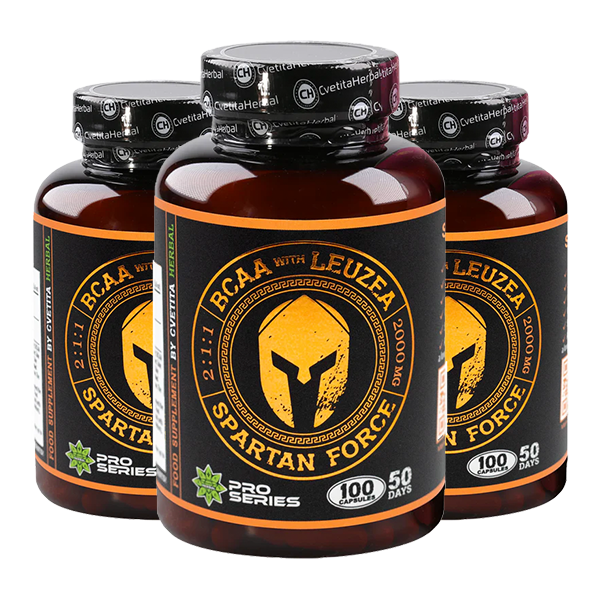 Leuzea in BCAA - Spartan Force (100 kapsul)