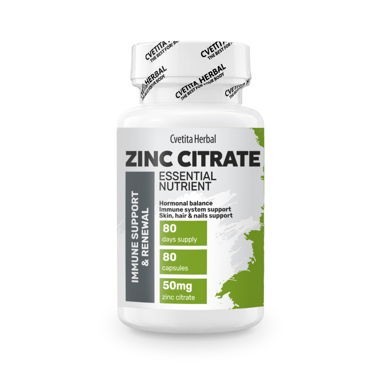 Cinkov Citrat - Cink (80 kapsul x 50 mg)