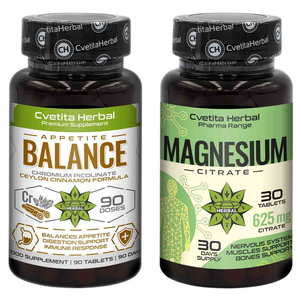 Ceylon Cinnamon, Chromium Picolinate + Magnesium Citrate (Darilo)