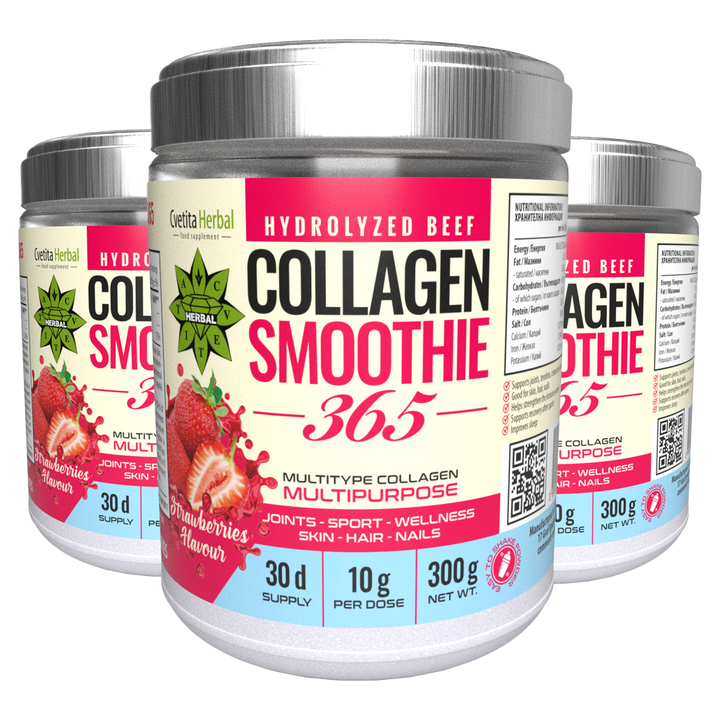 Collagen Smoothie "Jagoda" – Collagen Smoothie 365 (300 g)