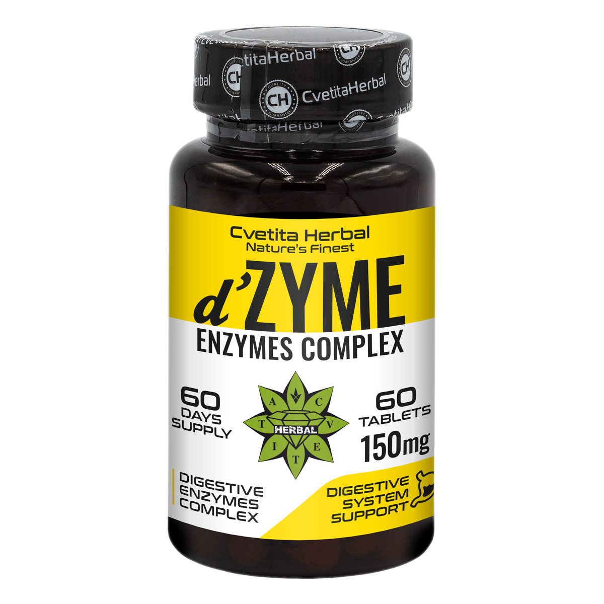 Multi-encimski kompleks d'Zyme - d'Zyme (60 tablet x 150 mg)