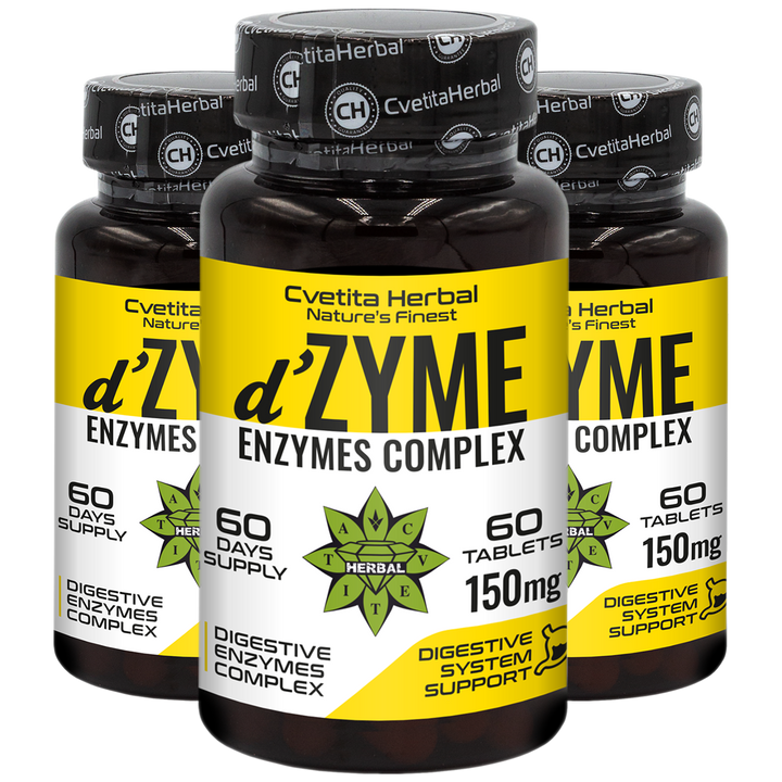 Multi-encimski kompleks d'Zyme - d'Zyme (60 tablet x 150 mg)