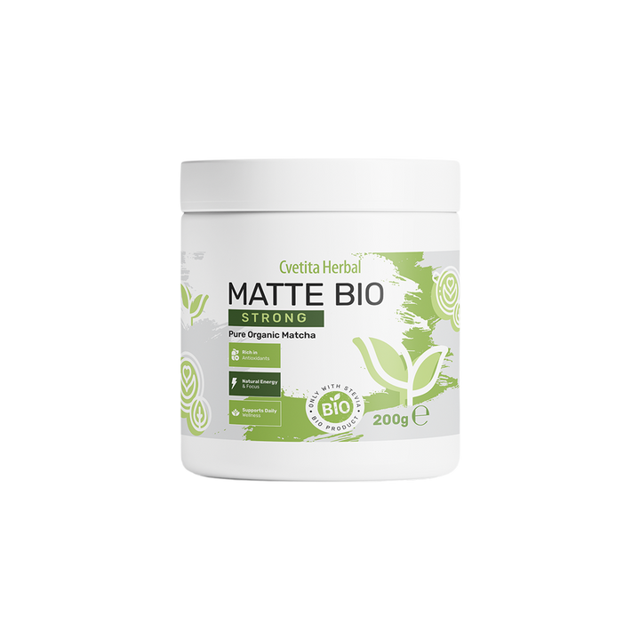 Matte Bio Strong - ORGANSKI MATCHA LATTE