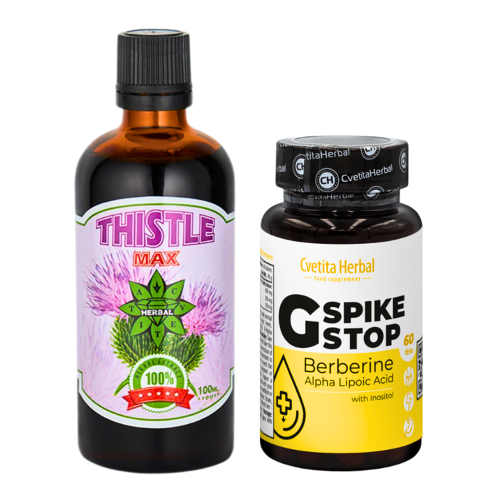 ZDRAVJE JETER: G SPIKE STOP 60 tablet + THISTLE MAX 100ml
