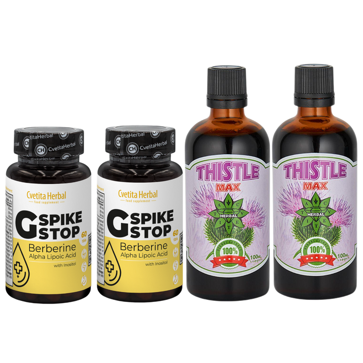 ZDRAVJE JETER: G SPIKE STOP 60 tablet + THISTLE MAX 100ml