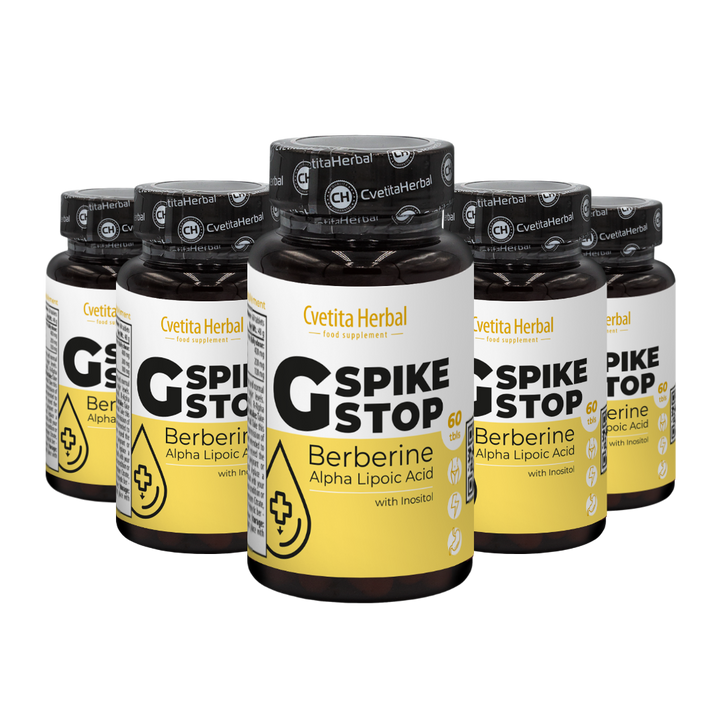 G Spike Stop - Berberin, Inositol, Alfa lipoična kislina (60 tablet)