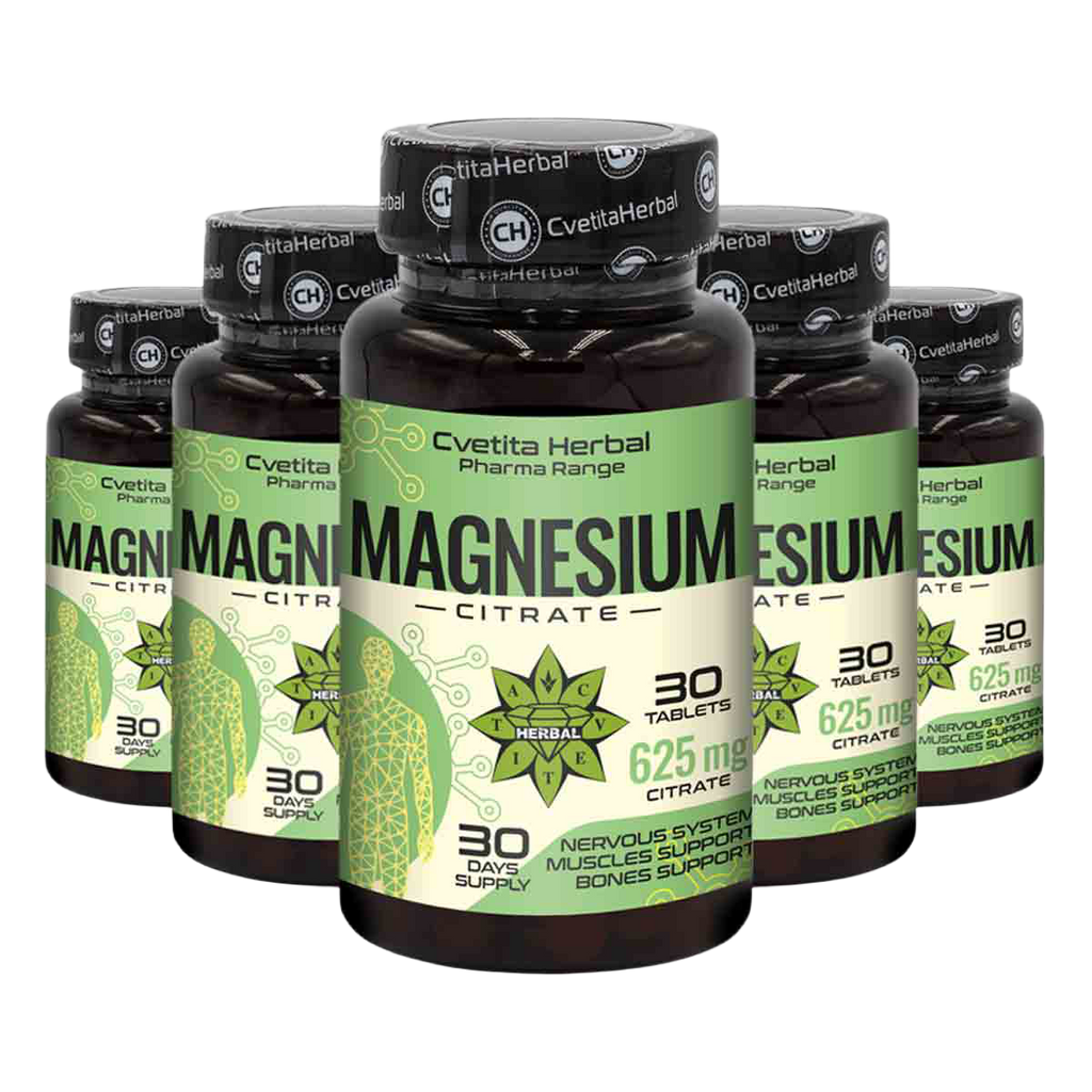 Magnesium Citrate 625mg - Magnezij Citrat - 30 tablet