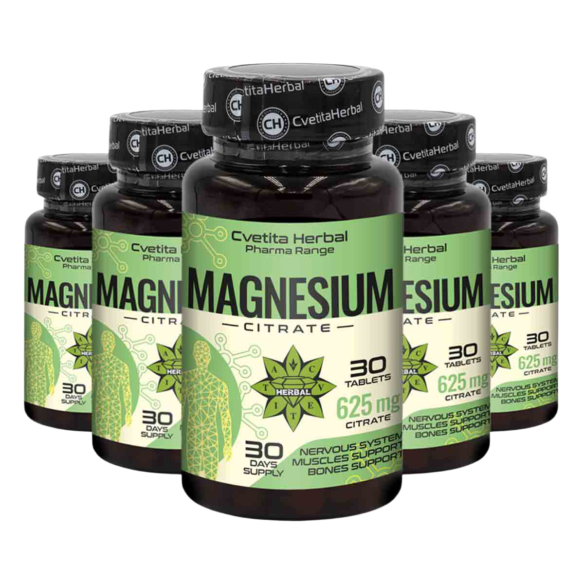 Magnesium Citrate 625mg - Magnezij Citrat - 30 tablet