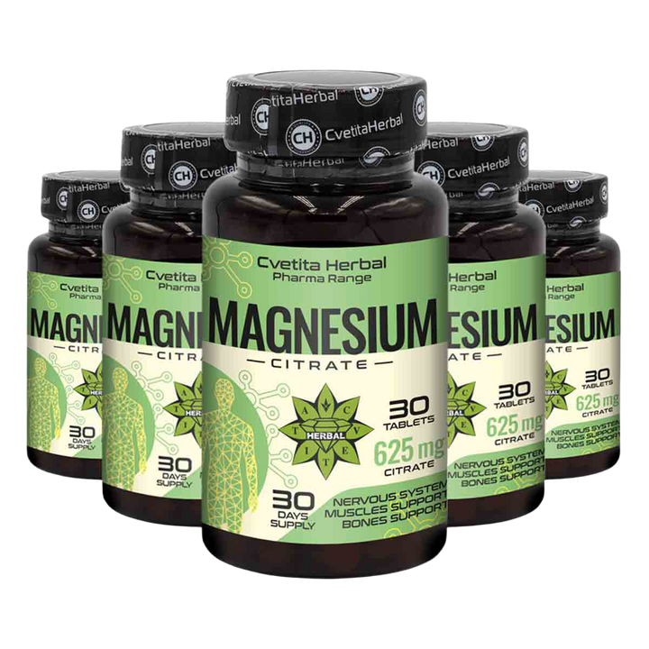 Magnesium Citrate 625mg - Magnezij Citrat - 30 tablet