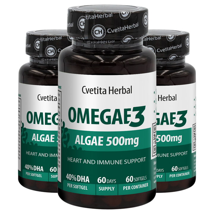 Omega 3 Alge Softgel - Omegae3 (60 / 40 kapsul)