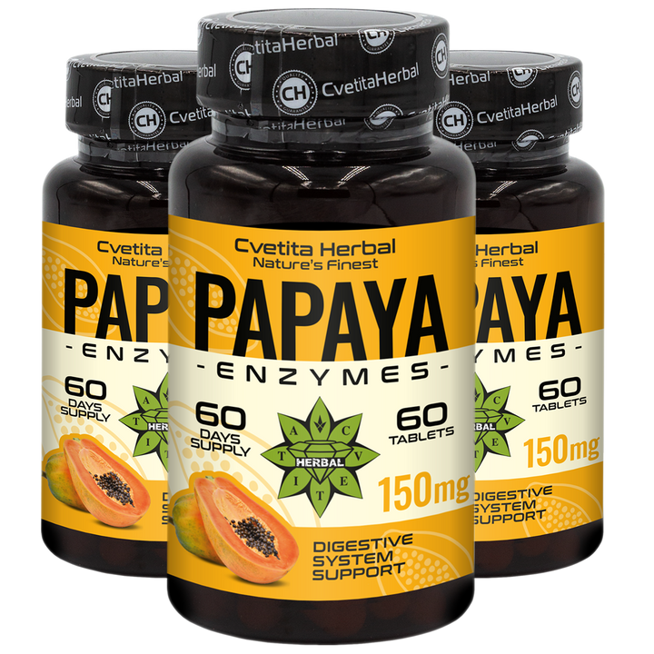 Encimi papaje (60 tablet x 150 mg)