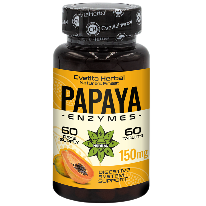 Encimi papaje (60 tablet x 150 mg)