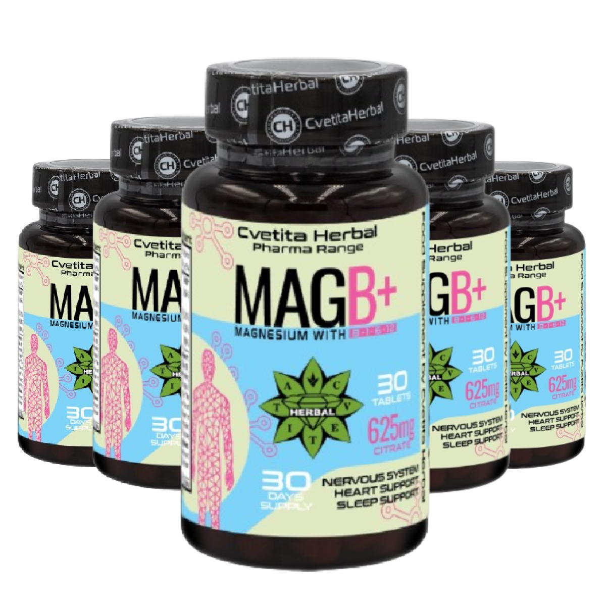 Magnesium Citrate 625mg - Magnezij Citrat - 30 tablet