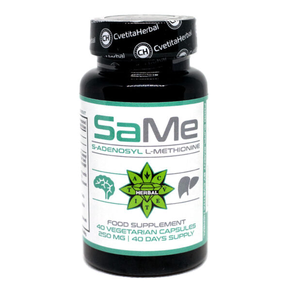 SAMe - S Adenozilmetionin "SAM e" (40 kapsul x 250 mg)