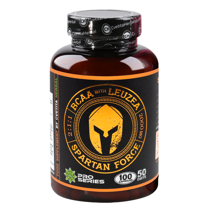 Leuzea in BCAA - Spartan Force (100 kapsul)