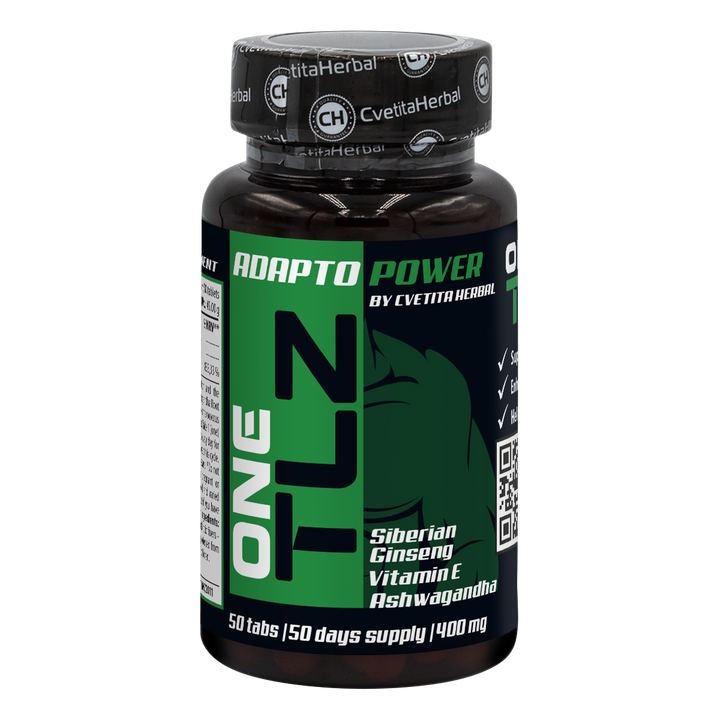 TLZ Adapto Power - Sibirski žen-šen, Ashwagandha, vitamin E (50 tablet)