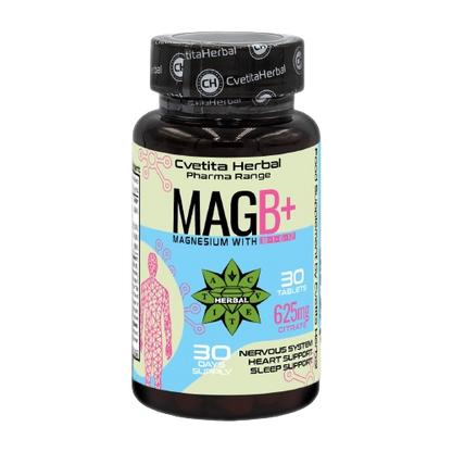 Magnesium z vitaminom B kompleks - B1, B6, B12 (30 tablet)