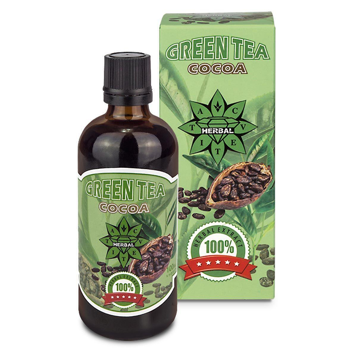 COMBO PAKET: Zeleni čaj s kakavom 100ml + Water Cut (Izvleček bele breze) 80 kapsul